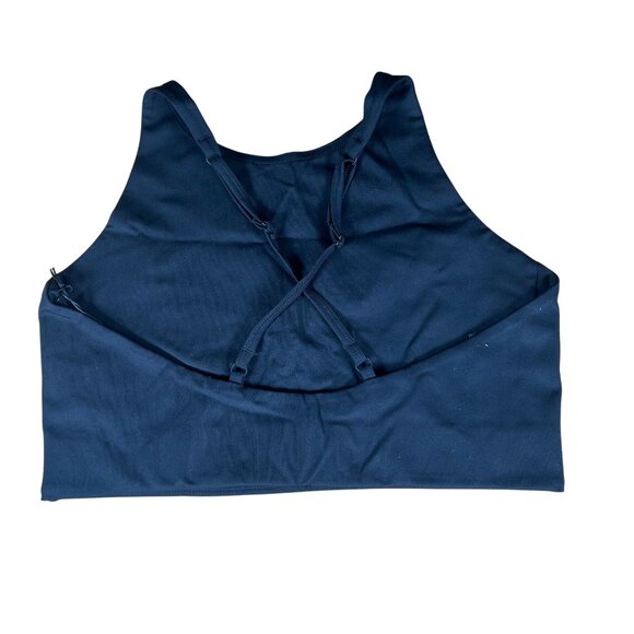 Girlfriend Collective Topanga Halter Bra #1001 Women's Size Large in Black NWT! - Picture 5 of 5